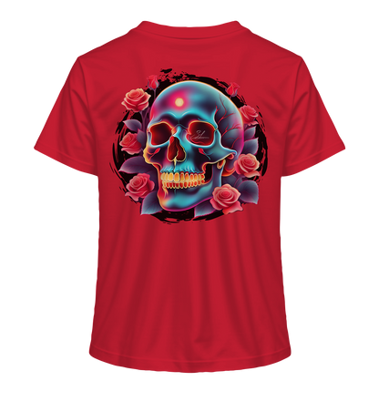 Glow Skull Design - Ladies Organic Shirt