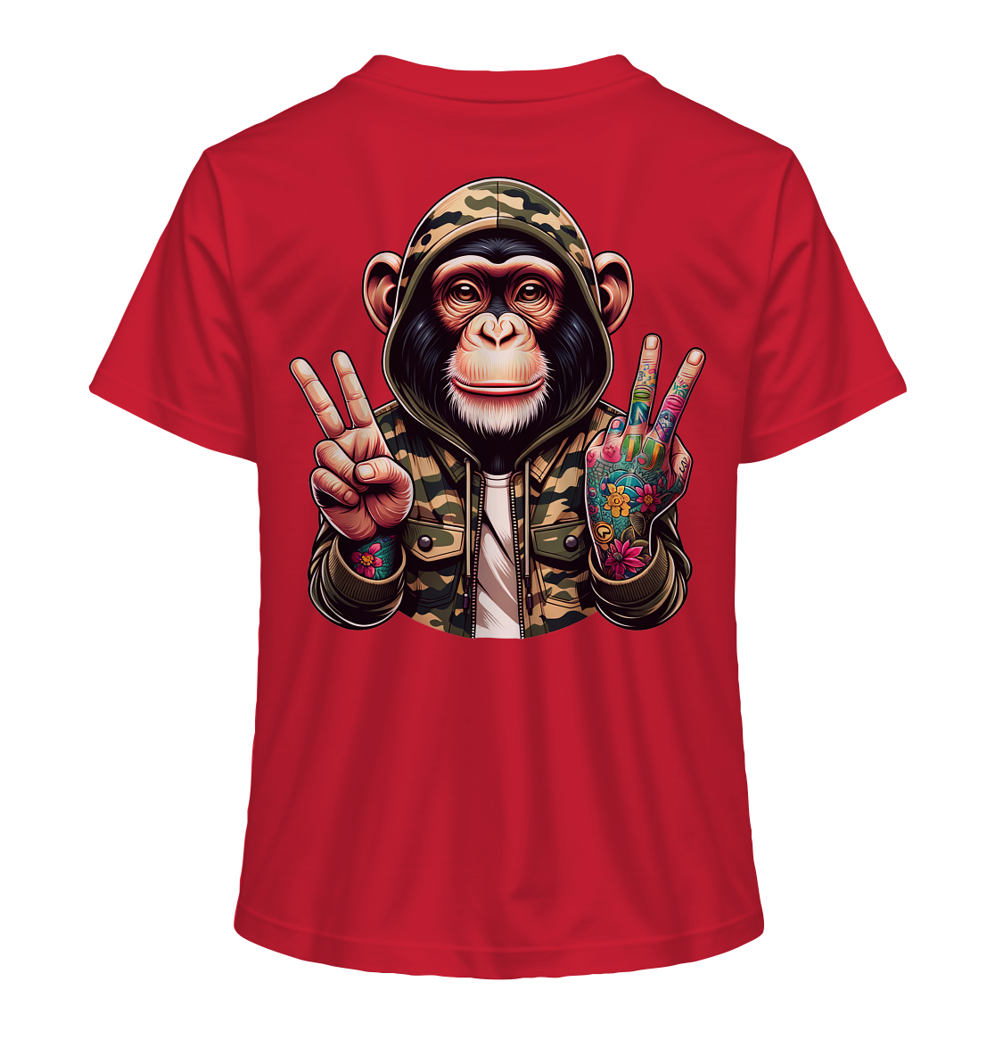 Jungle Ink Monkey - Ladies Organic Shirt