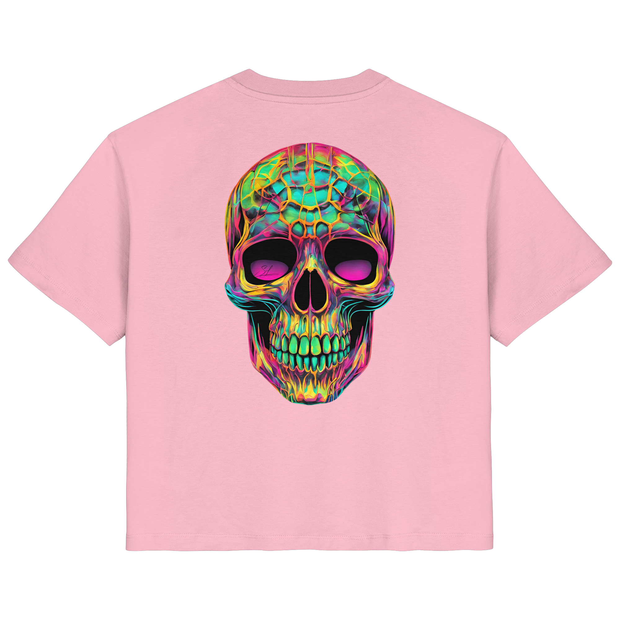 Psychedelic Skull - Ladies Organic Shirt