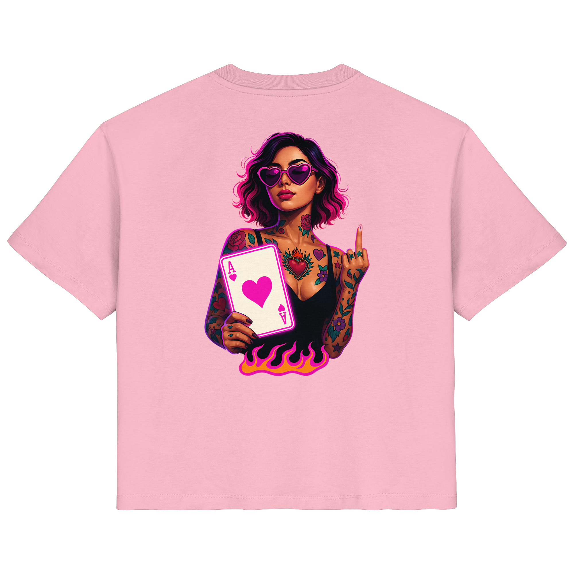 Queen of Hearts - Ladies Organic Shirt