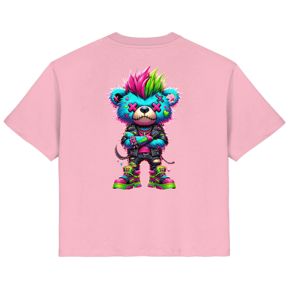Punk Neon Teddy - Ladies Organic Shirt