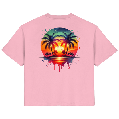 Tropical Sunset - Ladies Organic Shirt