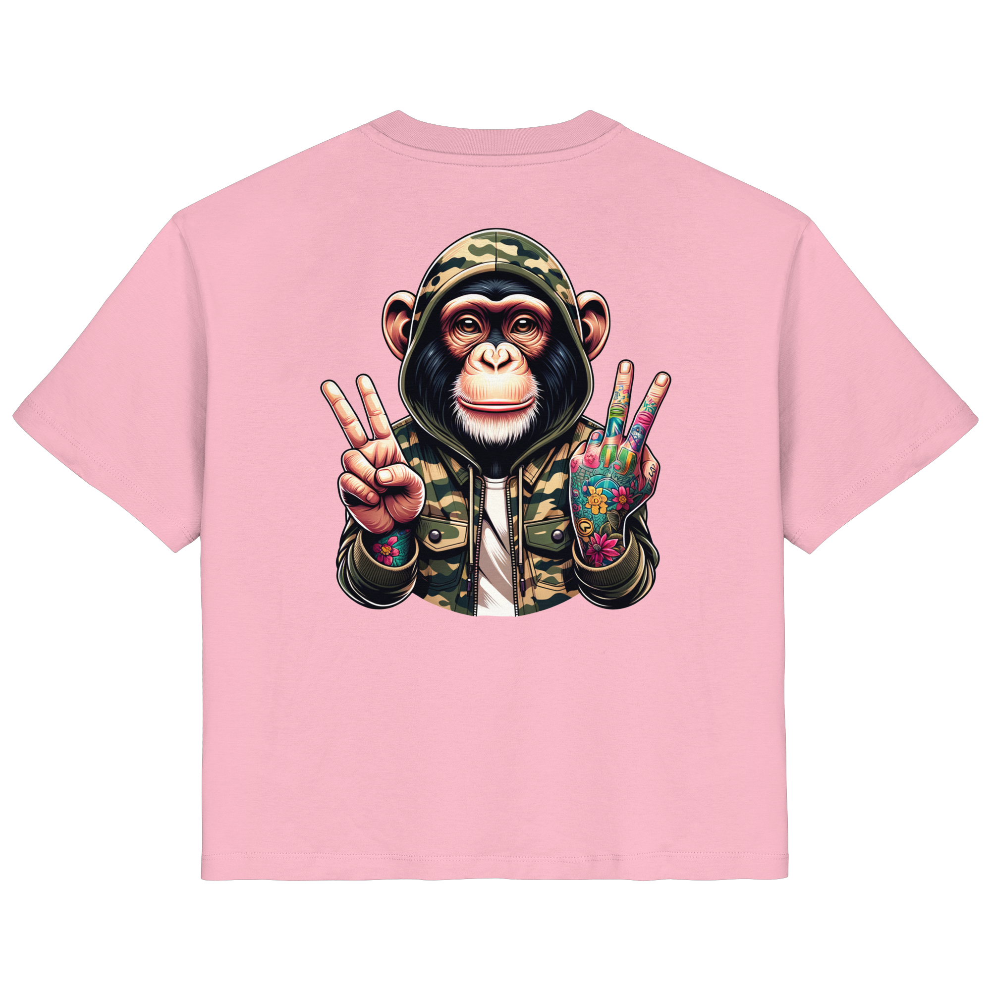 Jungle Ink Monkey - Ladies Organic Shirt