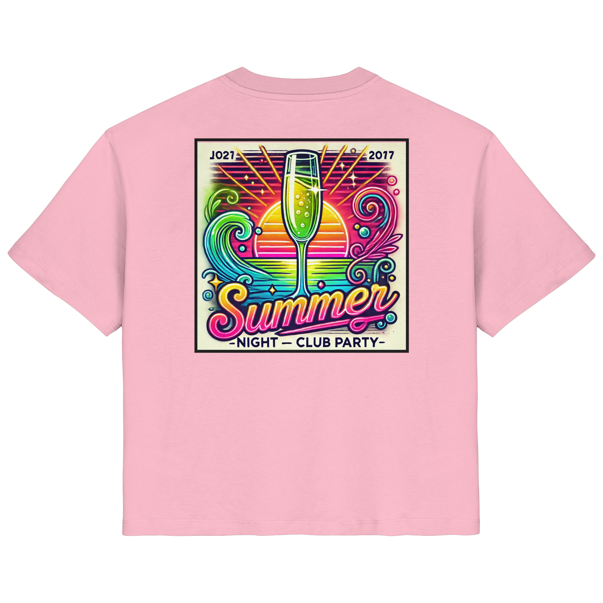 Summer Party Vibes - Ladies Organic Shirt