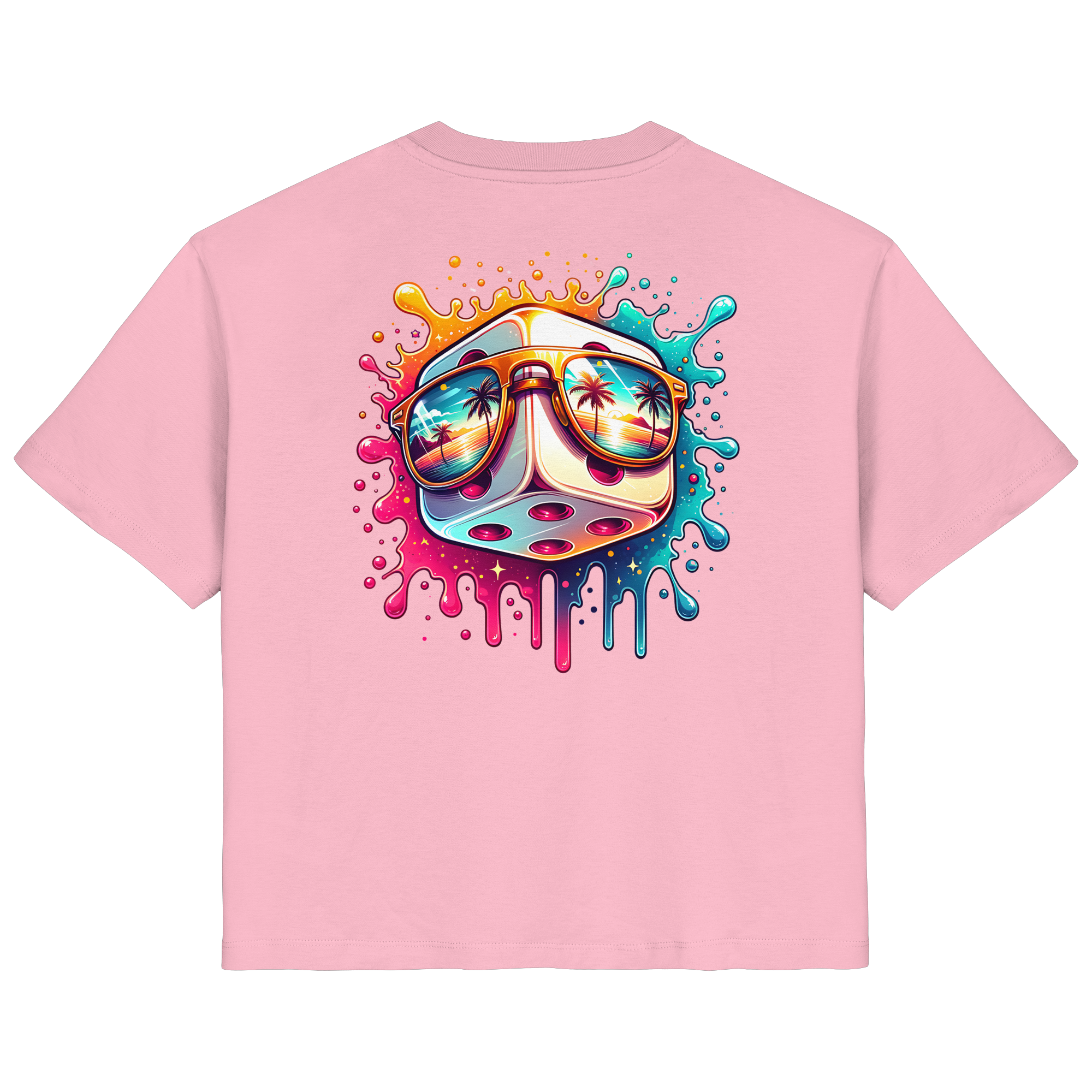 Sunset Vibes Dice - Ladies Organic Shirt