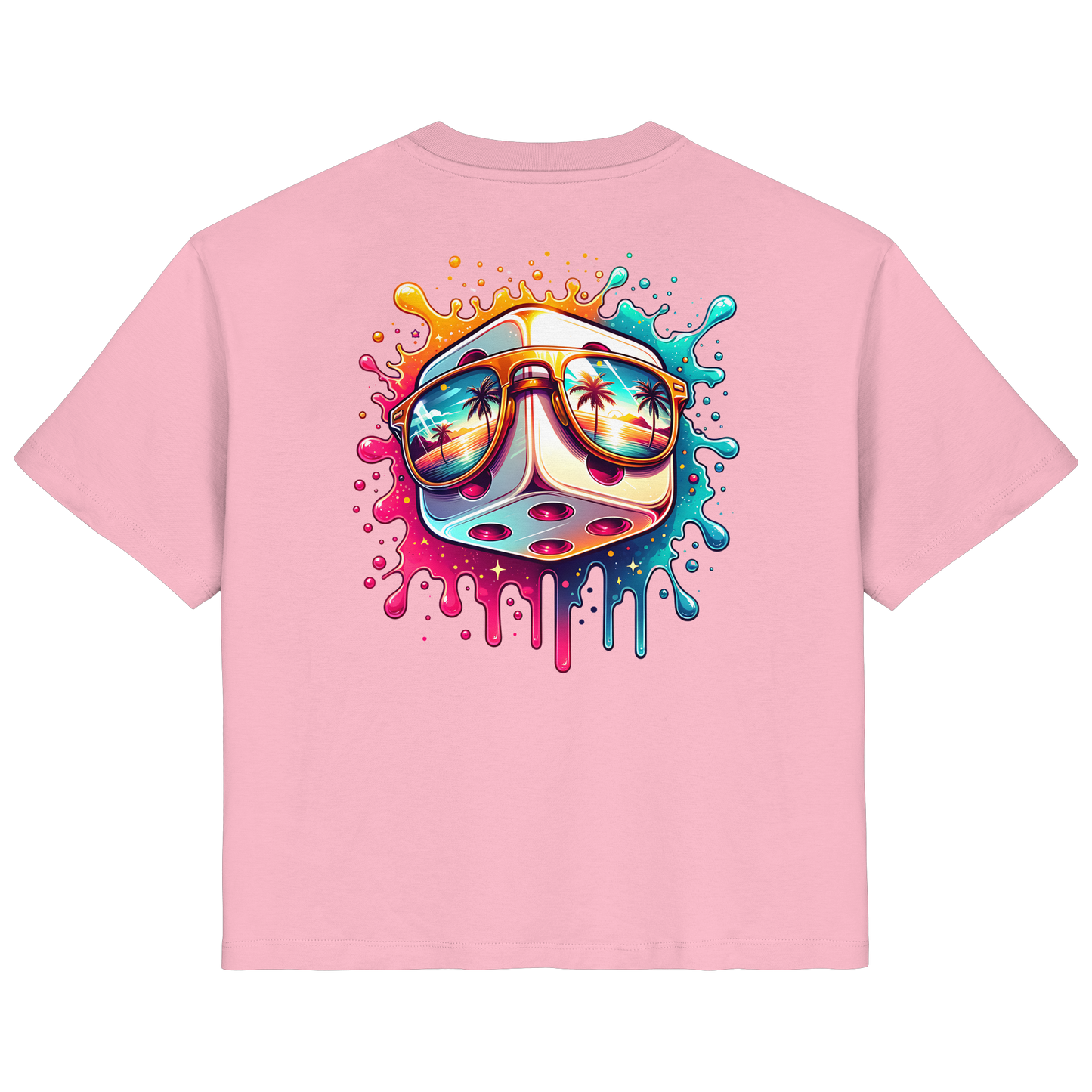 Sunset Vibes Dice - Ladies Organic Shirt