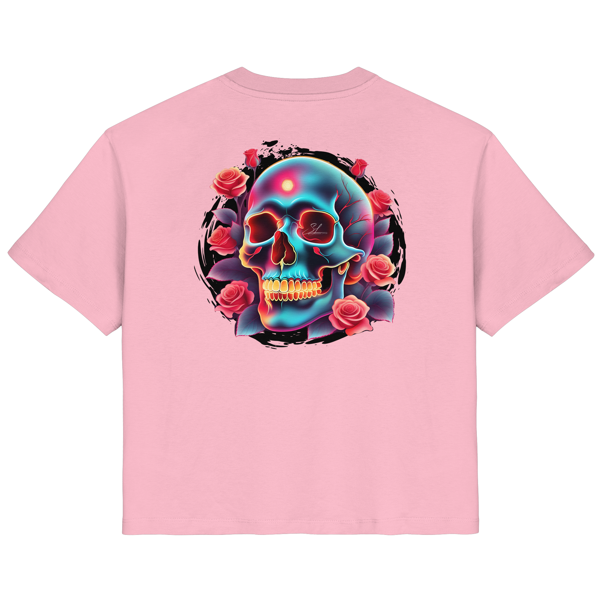 Glow Skull - T-shirt bio pour femme