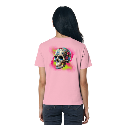 Floral Skull - Ladies Organic Shirt