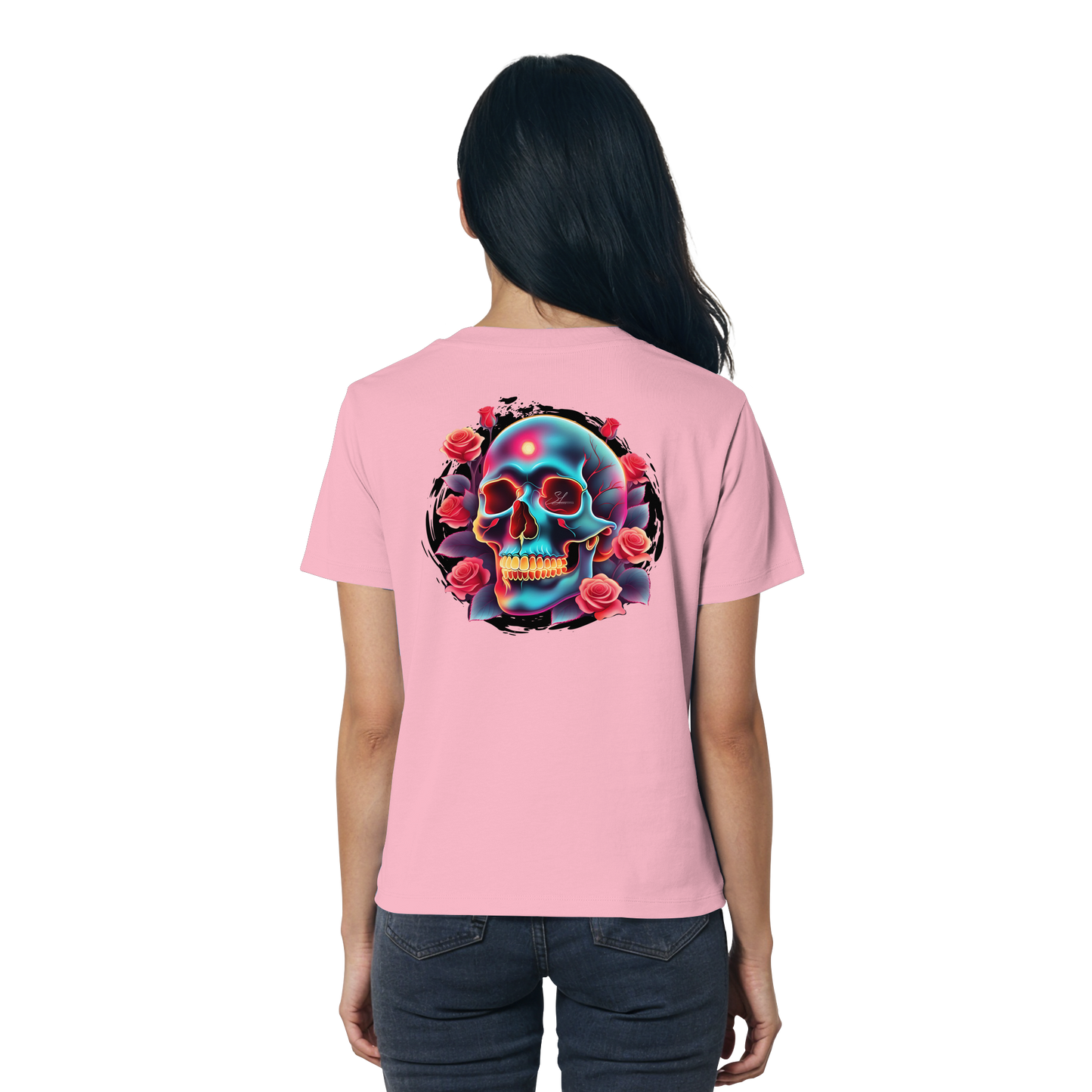 Glow Skull - Ladies Organic Shirt