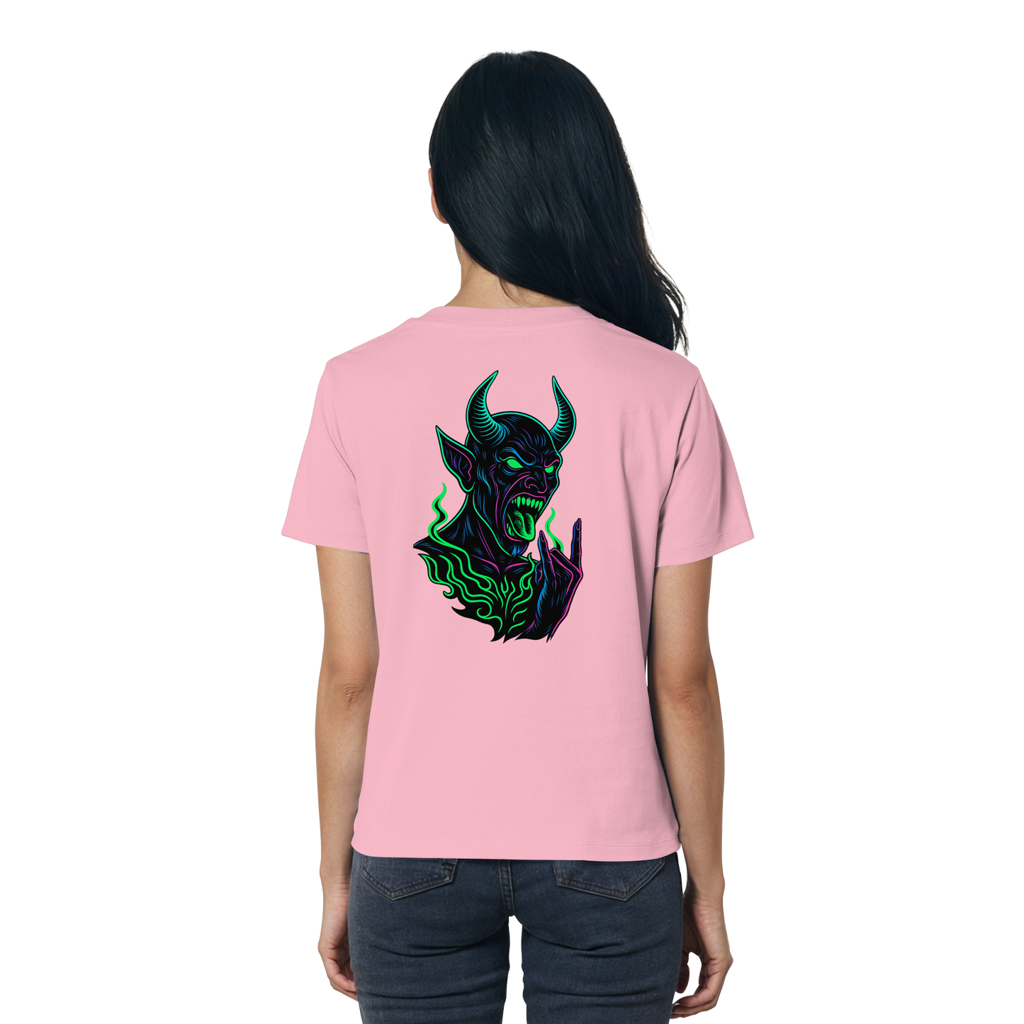 Neon Hellfire - Ladies Organic Shirt