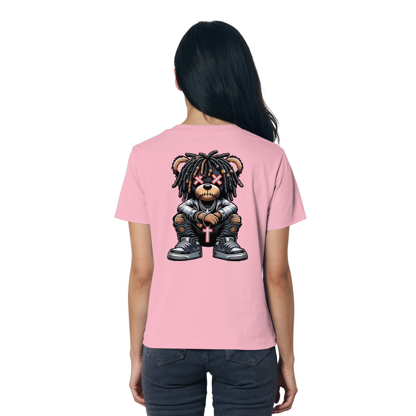 Bad Ass Teddy - Ladies Organic Shirt