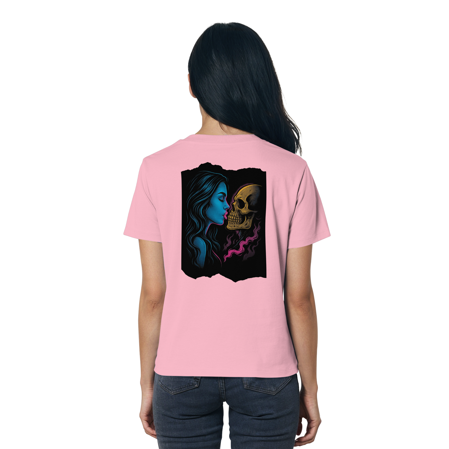 Kissing Skull - Ladies Organic Shirt