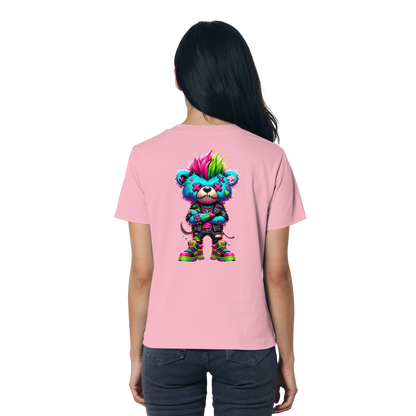 Punk Neon Teddy - Ladies Organic Shirt