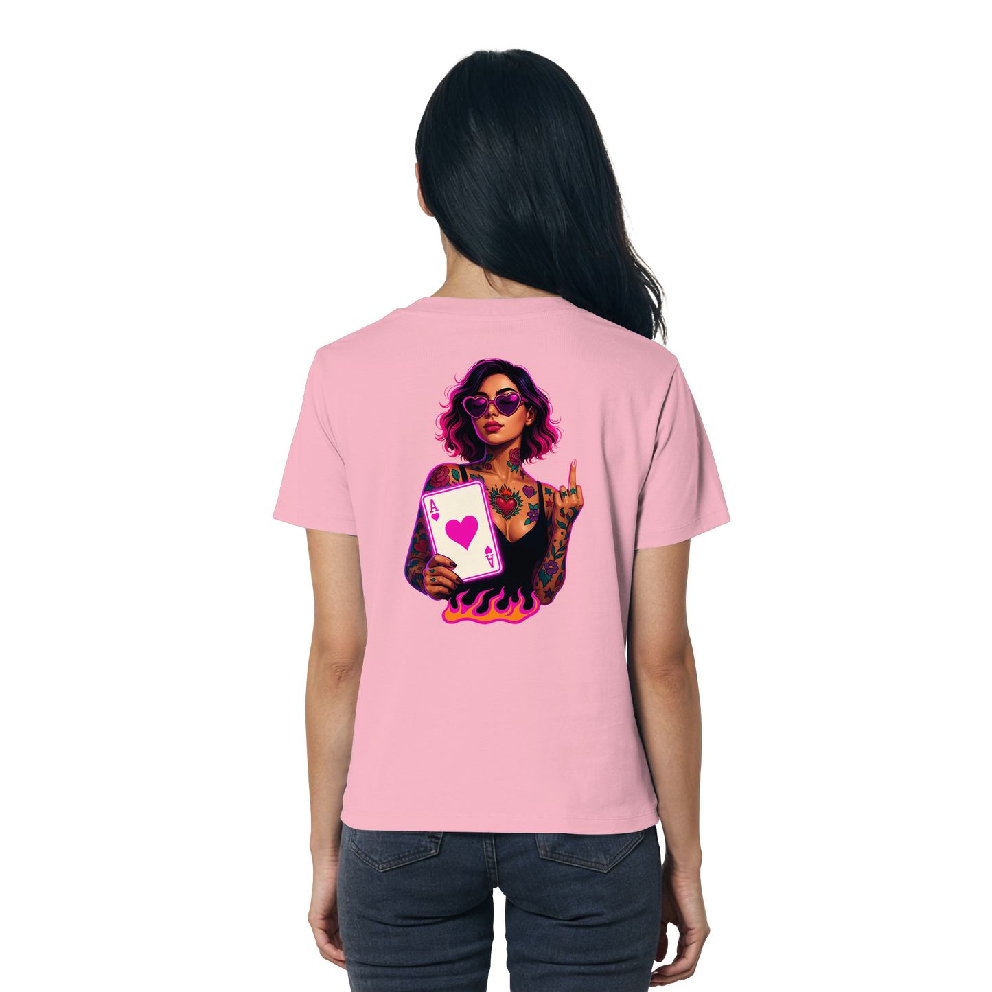 Queen of Hearts - Ladies Organic Shirt