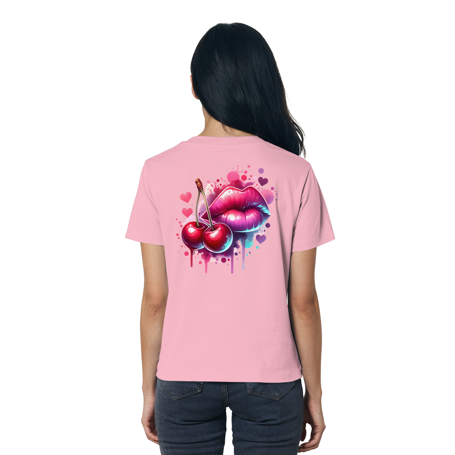 Cherry Kisses - Ladies Organic Shirt