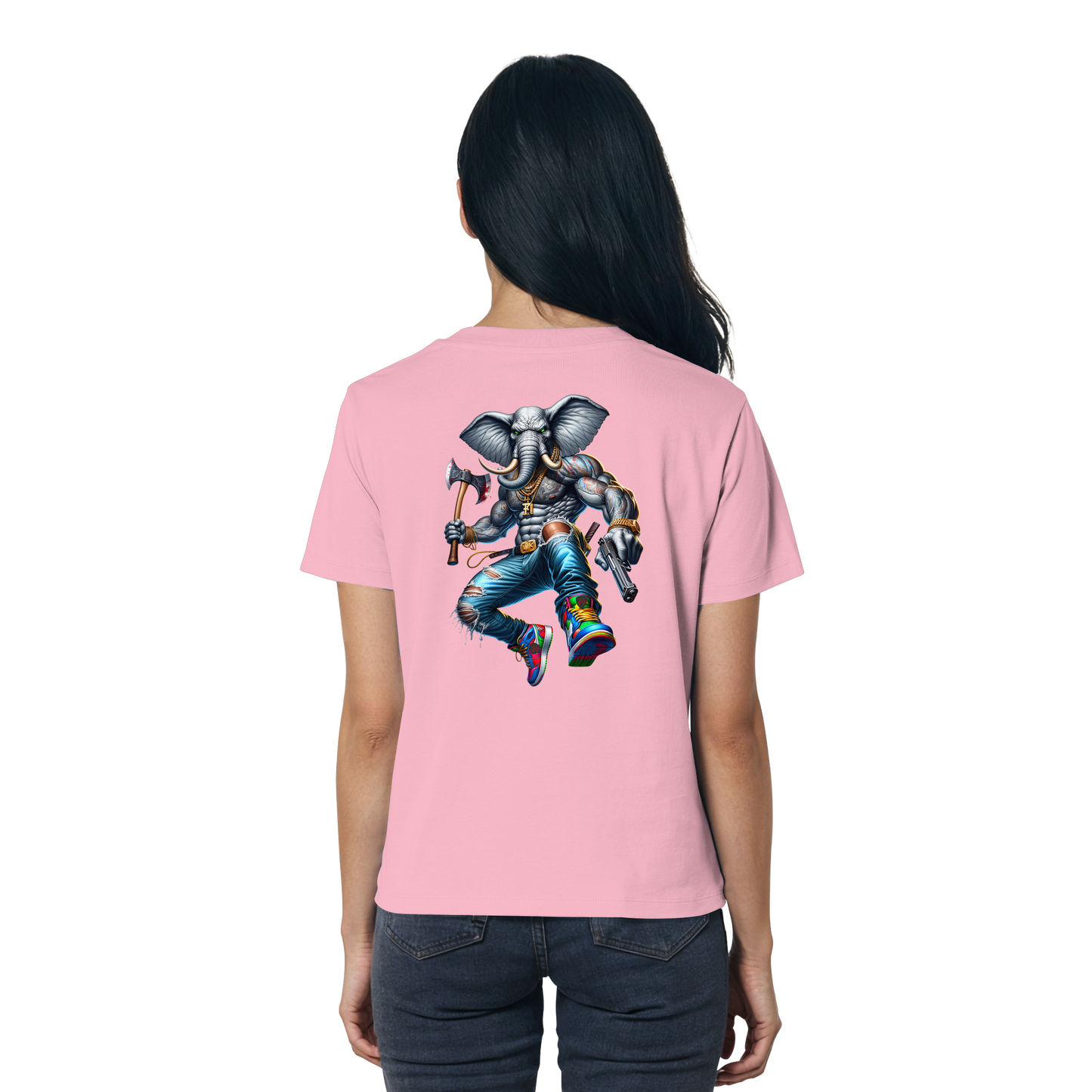 Elephant Warrior - Ladies Organic Shirt