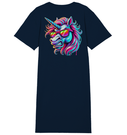 Funky Unicorn - Ladies Organic Shirt Dress