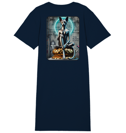 Mystic Cat - Ladies Organic Shirt Dress