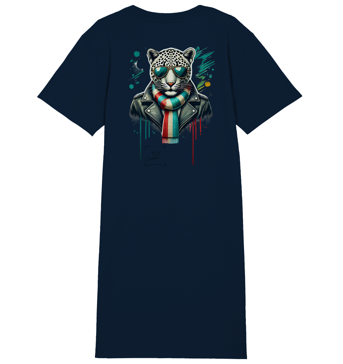 Urban Leopard - Ladies Organic Shirt Dress