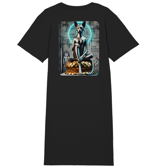 Mystic Cat - Ladies Organic Shirt Dress