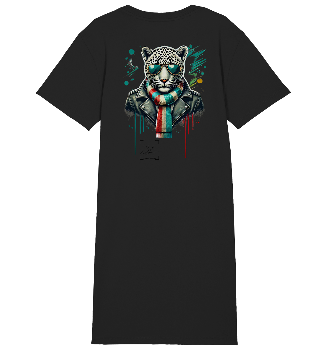 Urban Leopard - Ladies Organic Shirt Dress