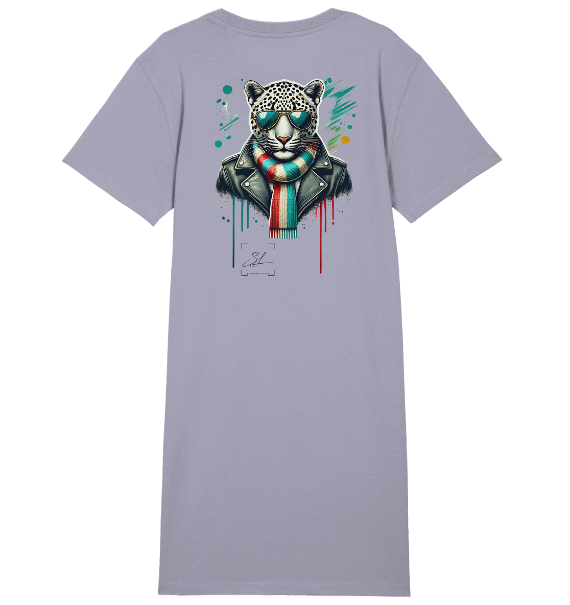 Urban Leopard - Ladies Organic Shirt Dress