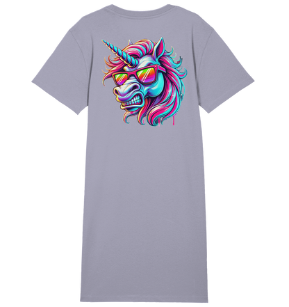 Funky Unicorn - Ladies Organic Shirt Dress