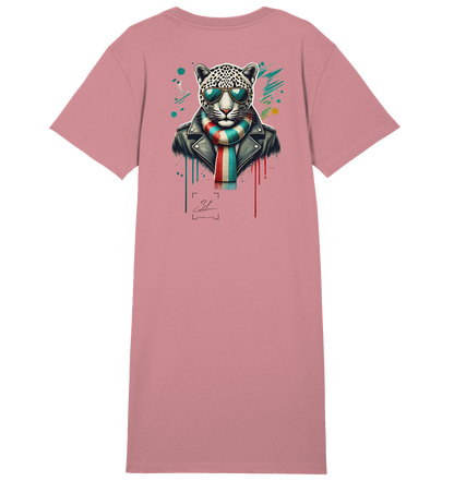 Urban Leopard - Ladies Organic Shirt Dress