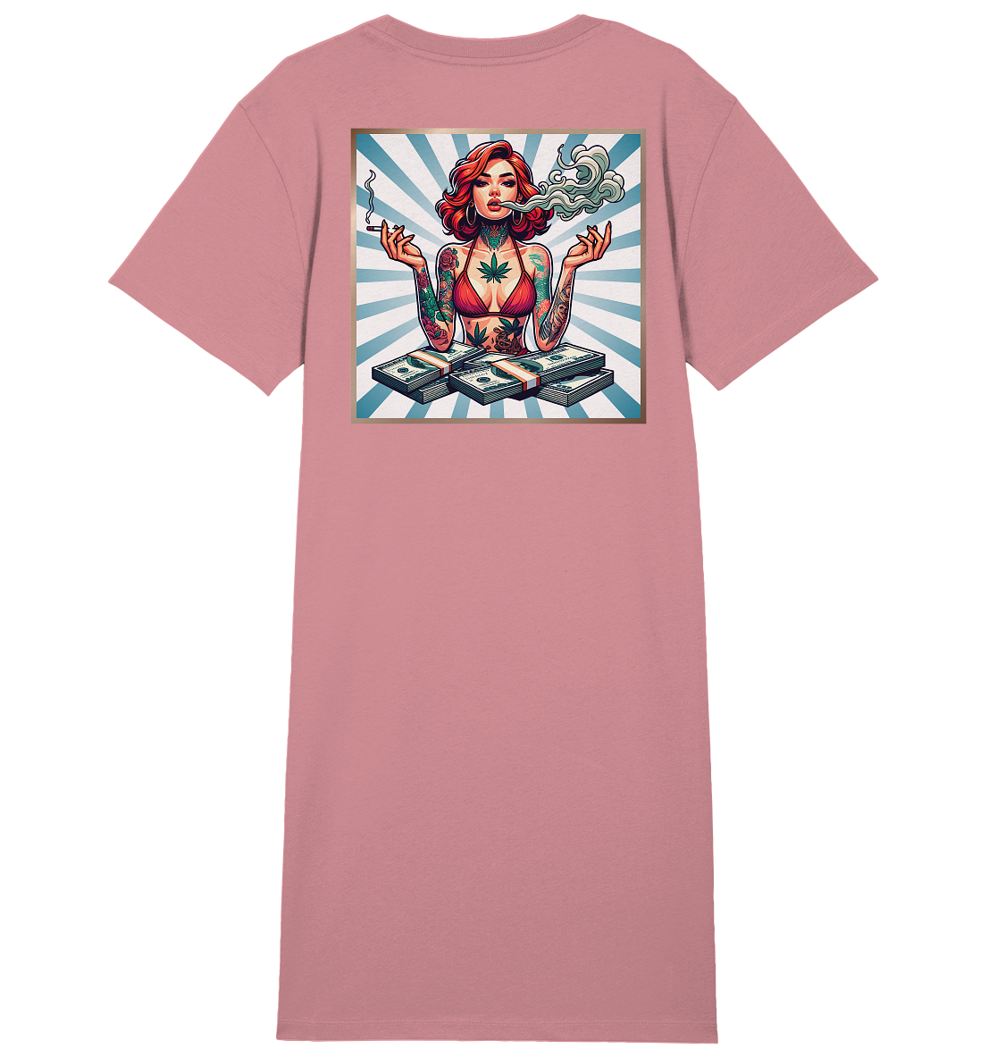Rebel Rich - Ladies Organic Shirt Dress