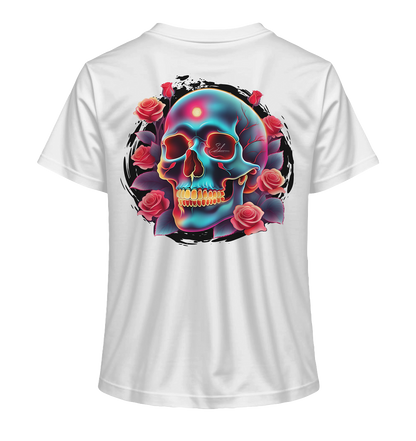 Glow Skull Design - Ladies Organic Shirt