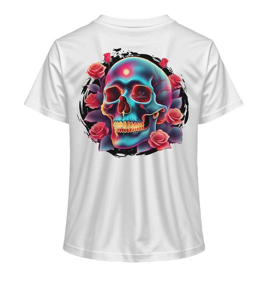 Glow Skull Design - Ladies Organic Shirt