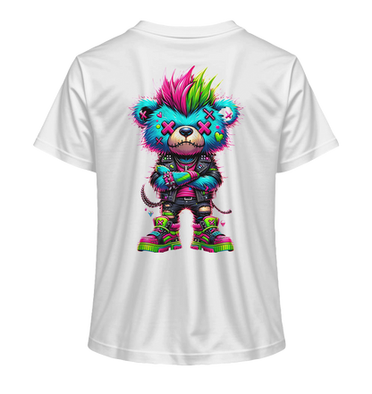 Punk Neon Teddy - Ladies Organic Shirt