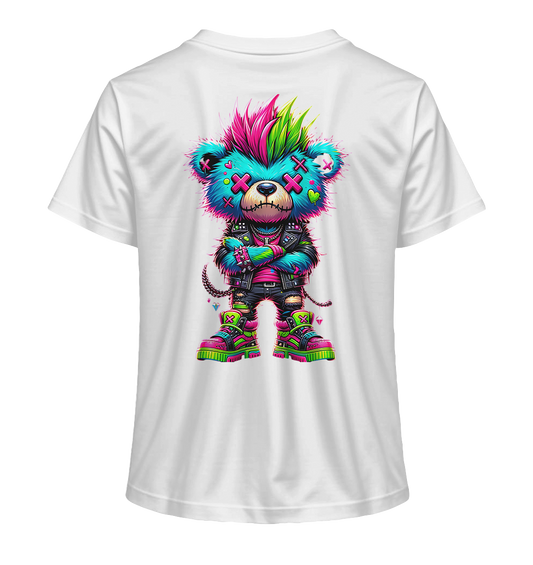 Punk Neon Teddy - Ladies Organic Shirt