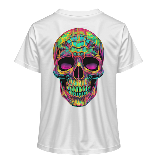 Crâne psychédélique - T-shirt bio pour femme
