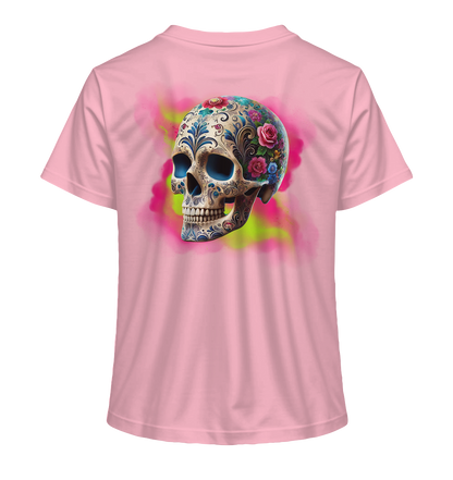 Floral Skull - Ladies Organic Shirt