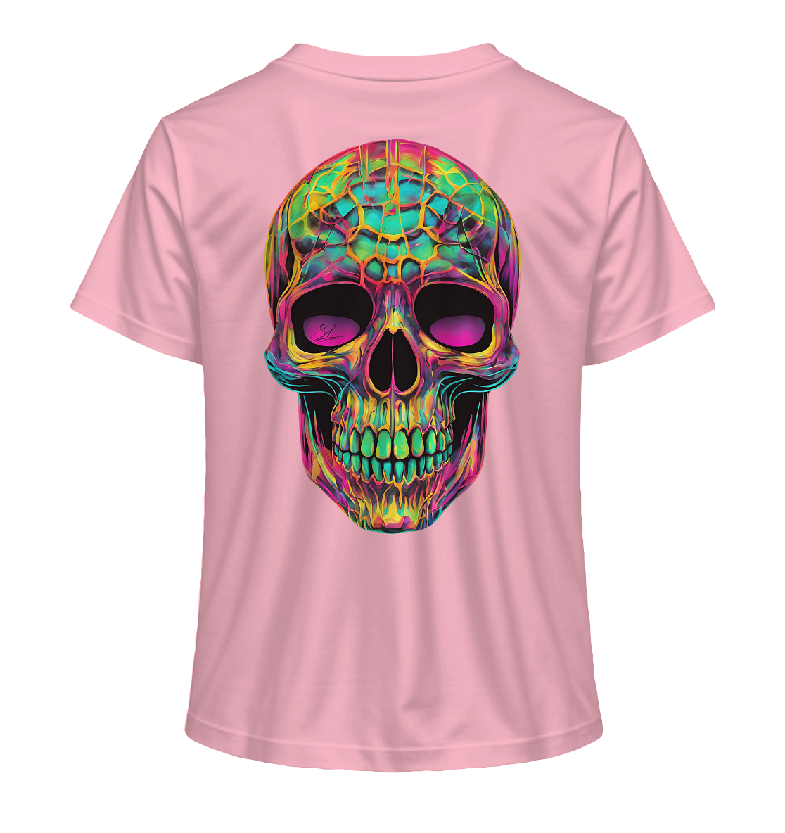 Psychedelic Skull - Ladies Organic Shirt