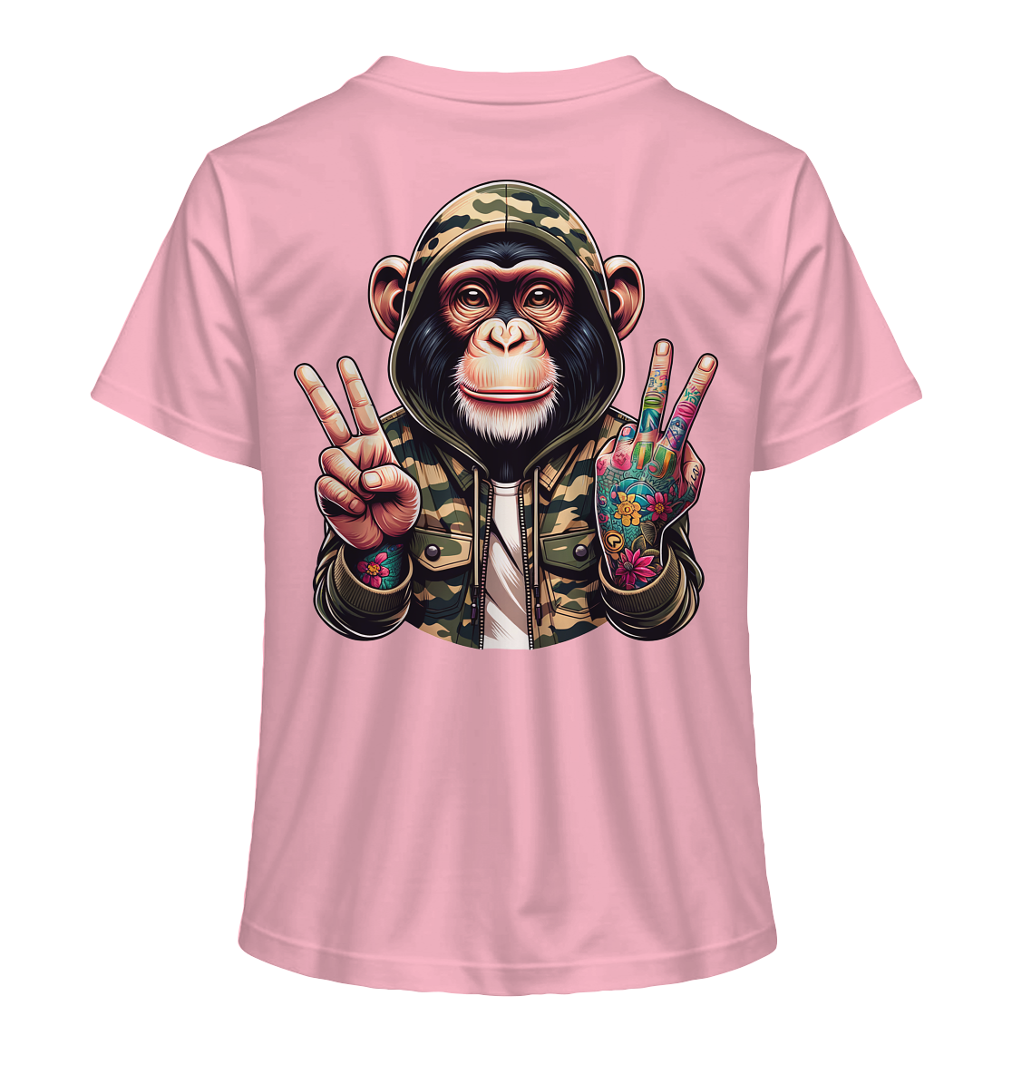Jungle Ink Monkey - Ladies Organic Shirt