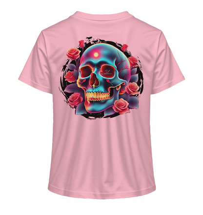Glow Skull Design - Ladies Organic Shirt