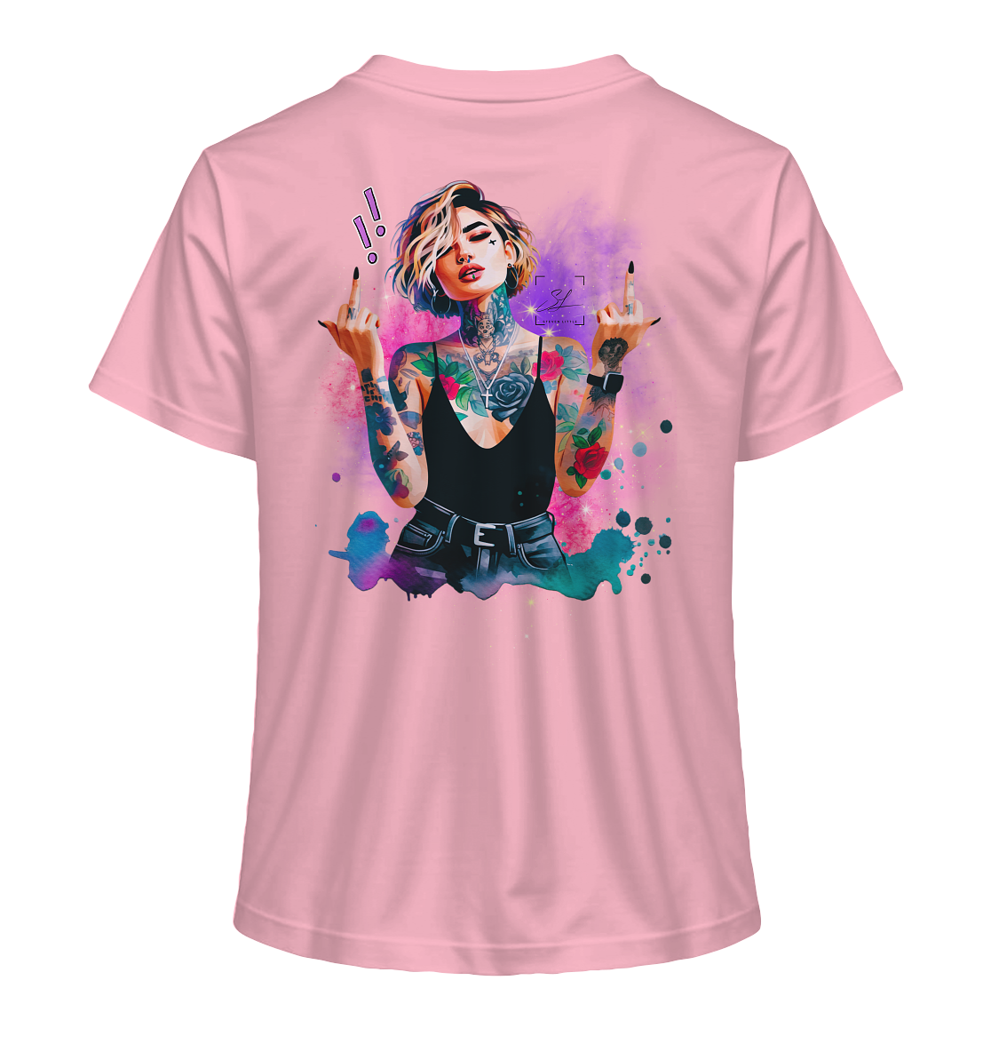 Rebel Rose - Ladies Organic Shirt