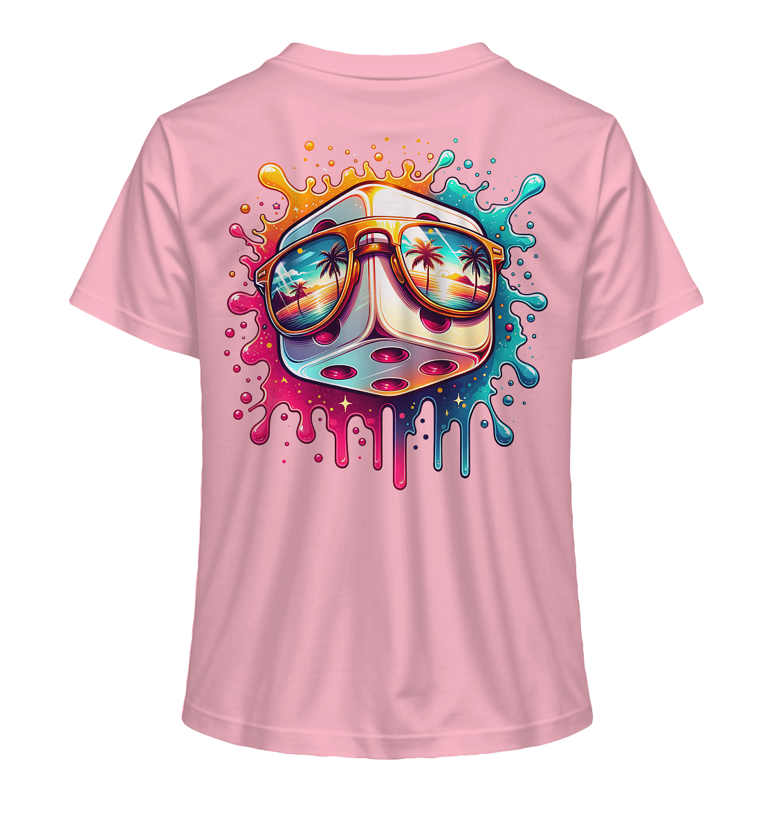 Sunset Vibes Dice - Ladies Organic Shirt