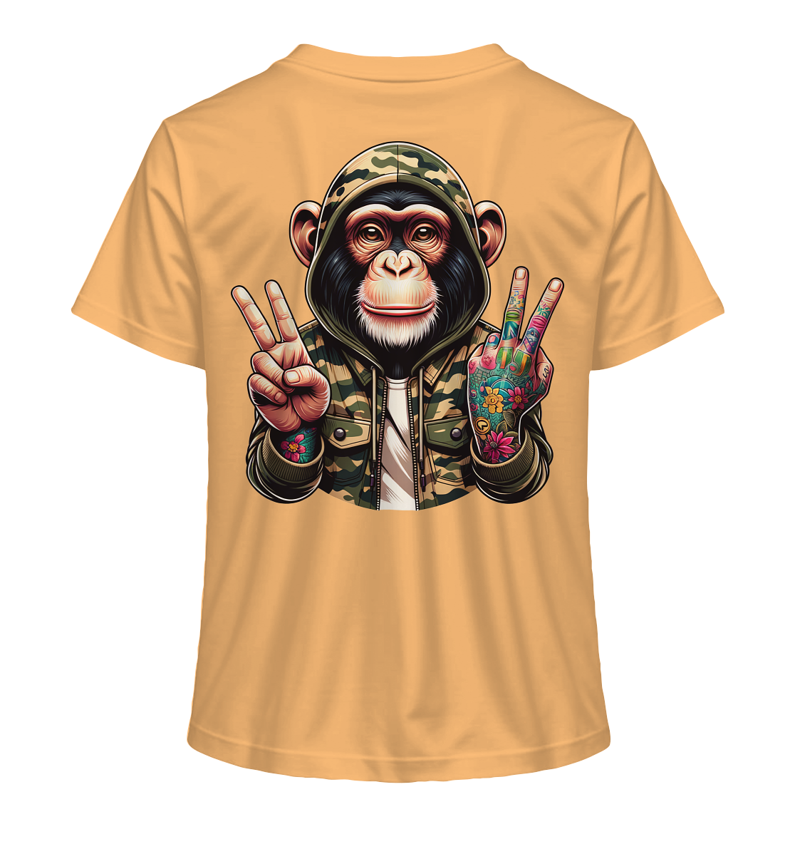 Jungle Ink Monkey - Ladies Organic Shirt