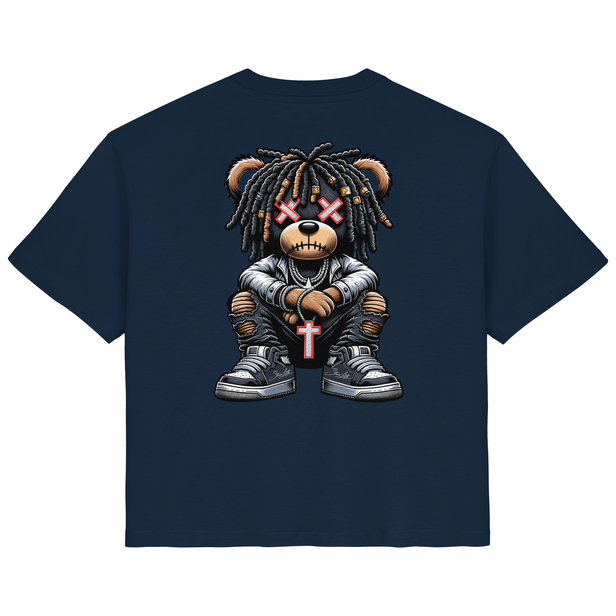 Bad Ass Teddy - Ladies Organic Shirt