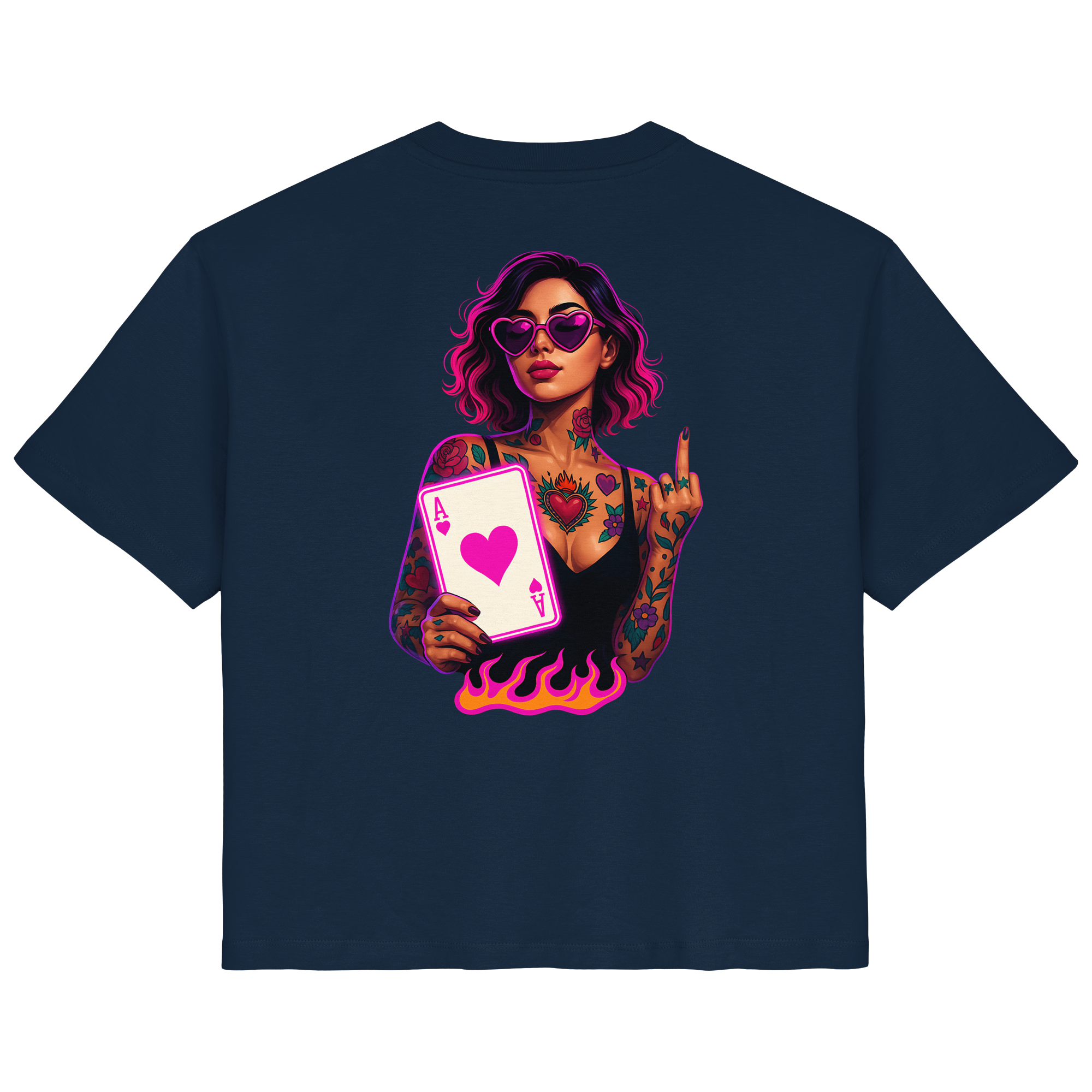 Queen of Hearts - Ladies Organic Shirt