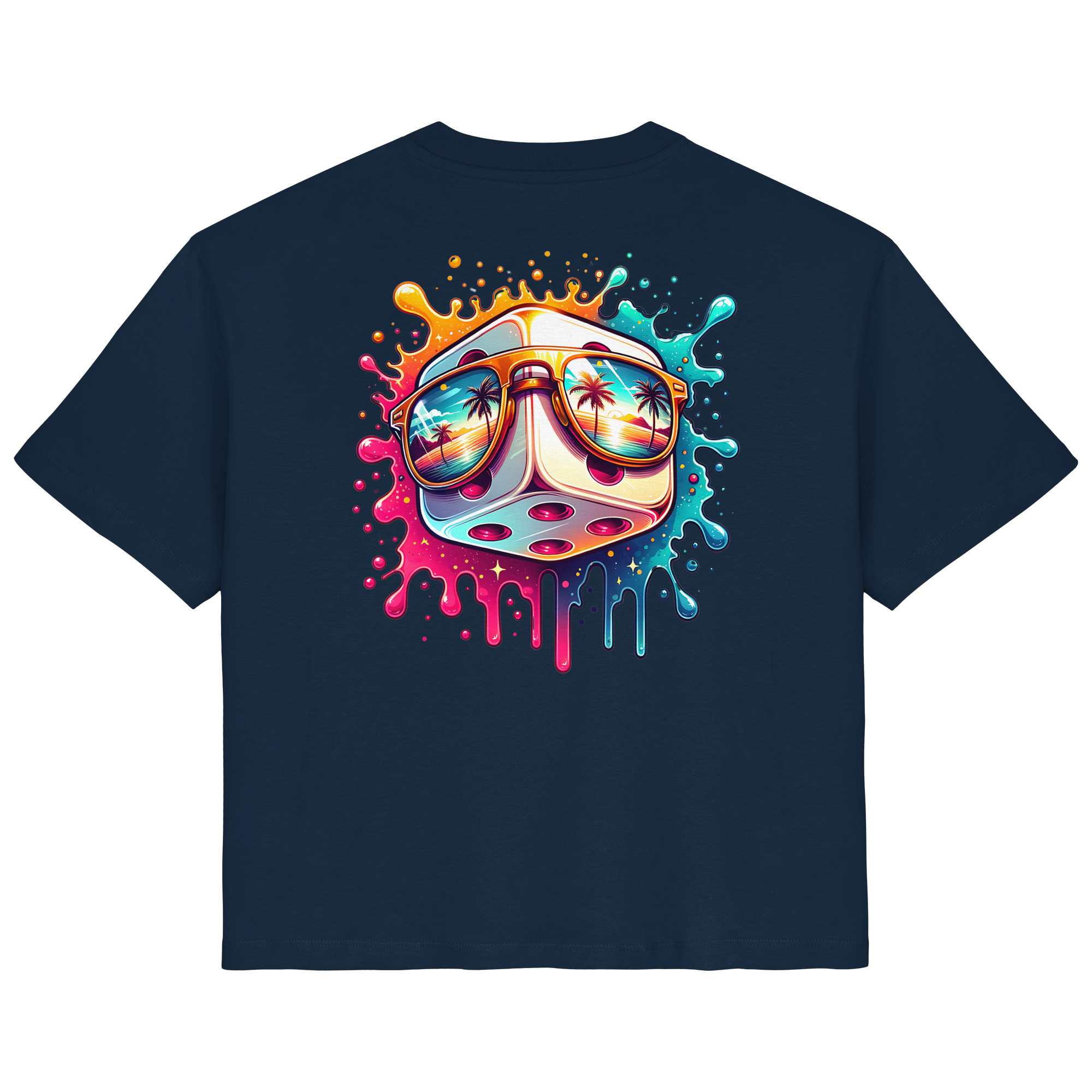 Sunset Vibes Dice - Ladies Organic Shirt