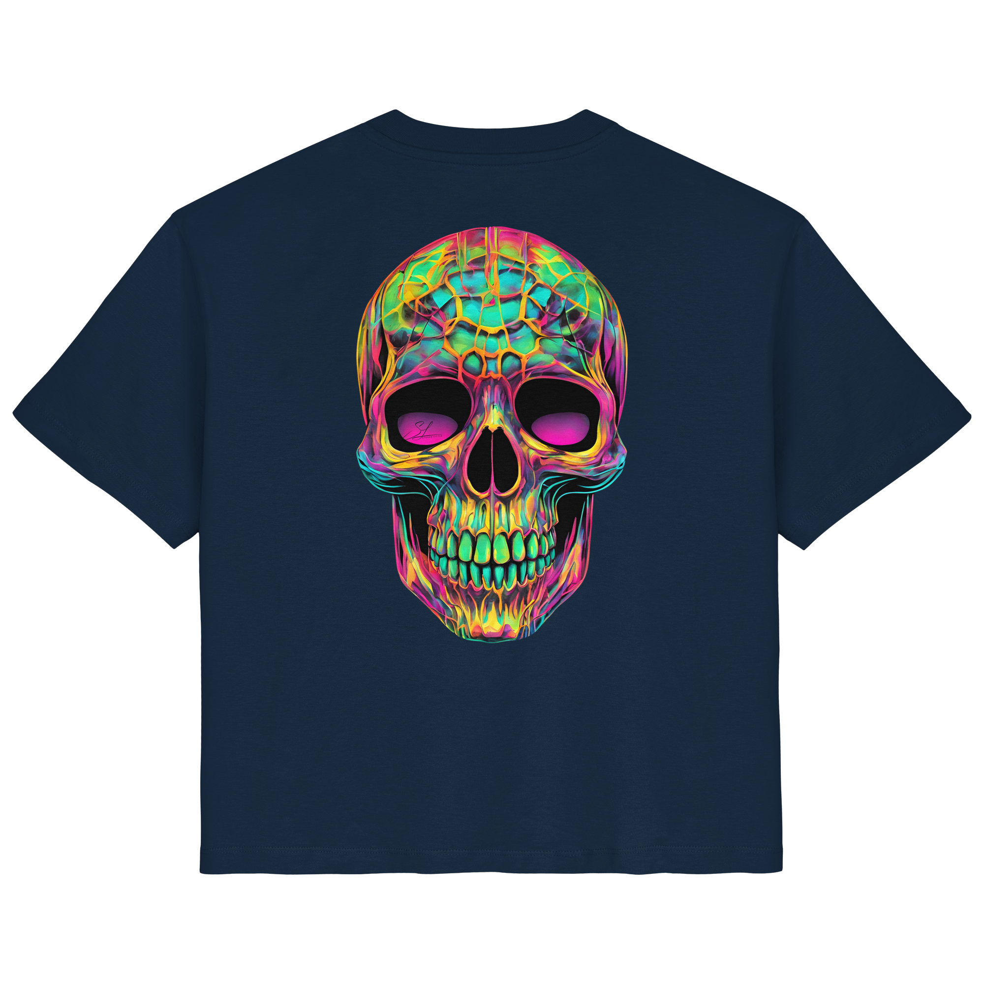 Psychedelic Skull - Ladies Organic Shirt