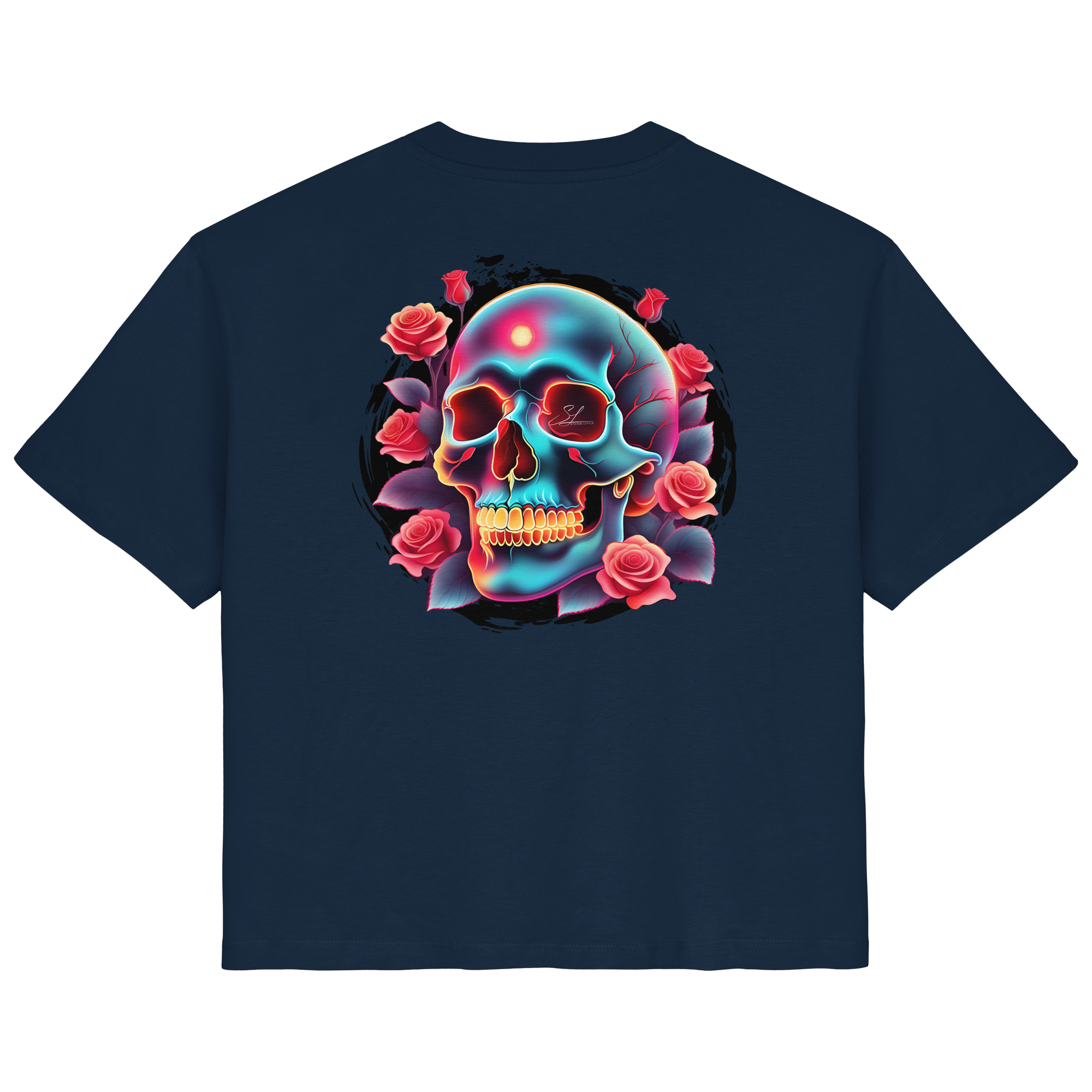Glow Skull - T-shirt bio pour femme