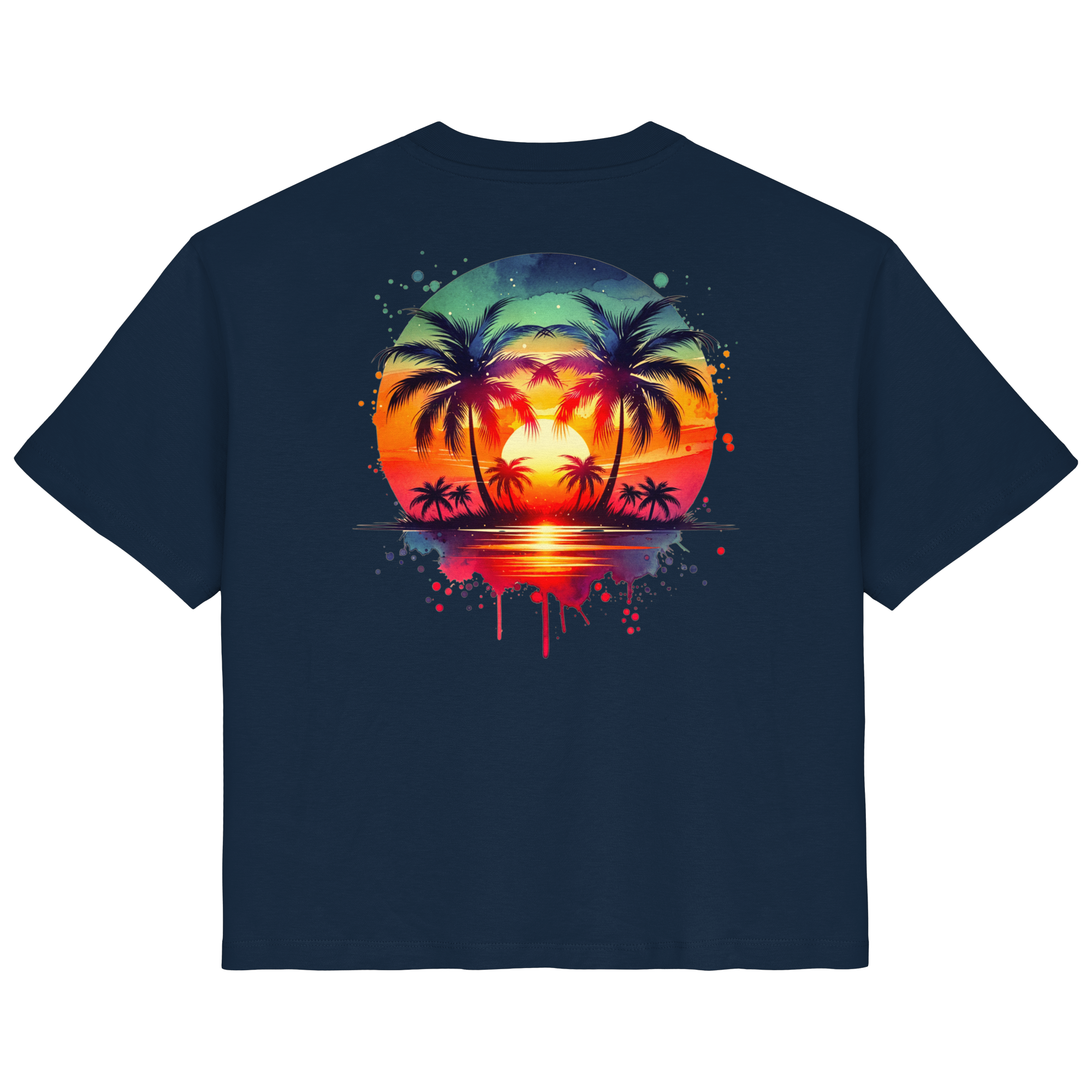 Tropical Sunset - Ladies Organic Shirt
