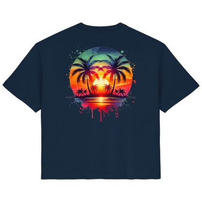 Tropical Sunset - Ladies Organic Shirt