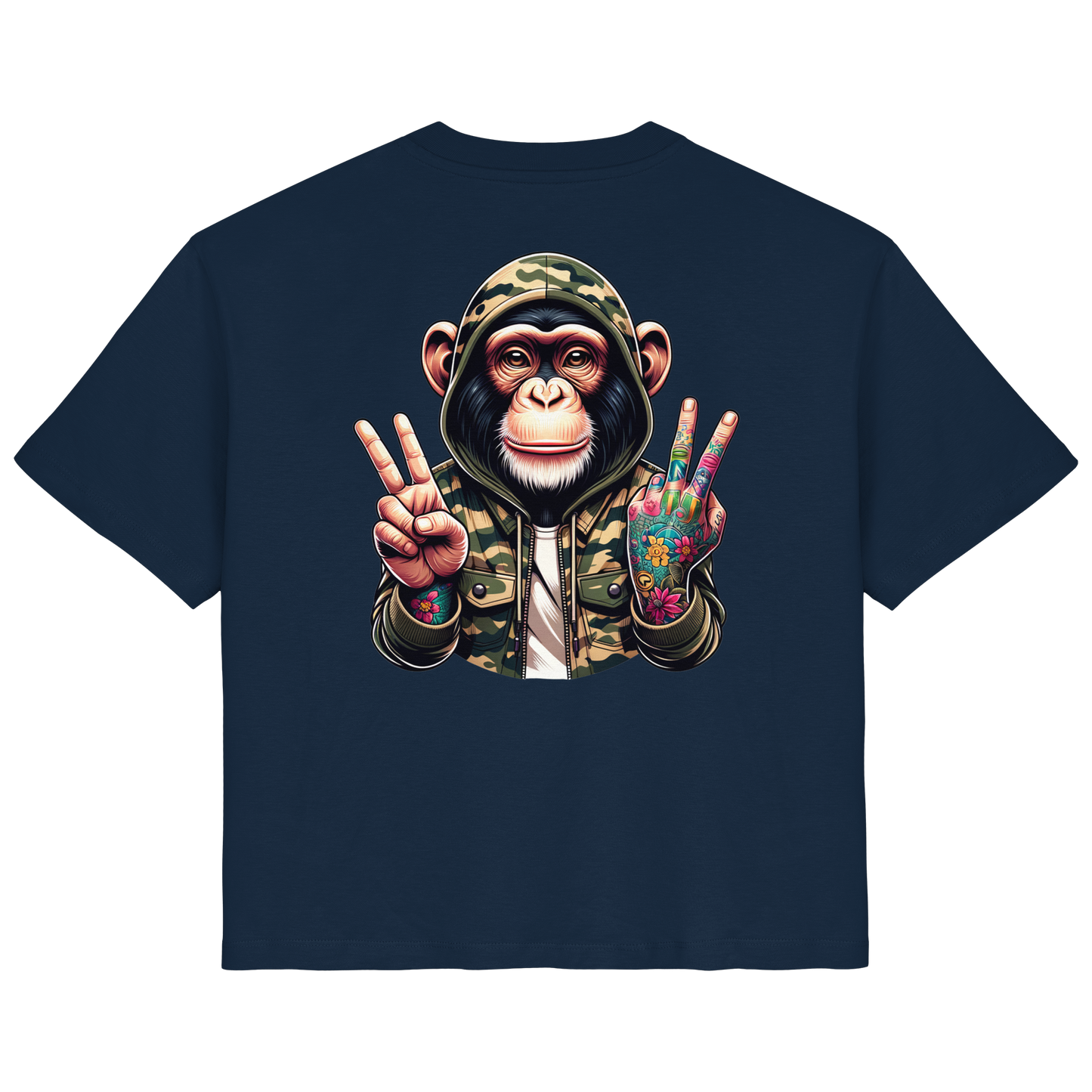 Jungle Ink Monkey - Ladies Organic Shirt