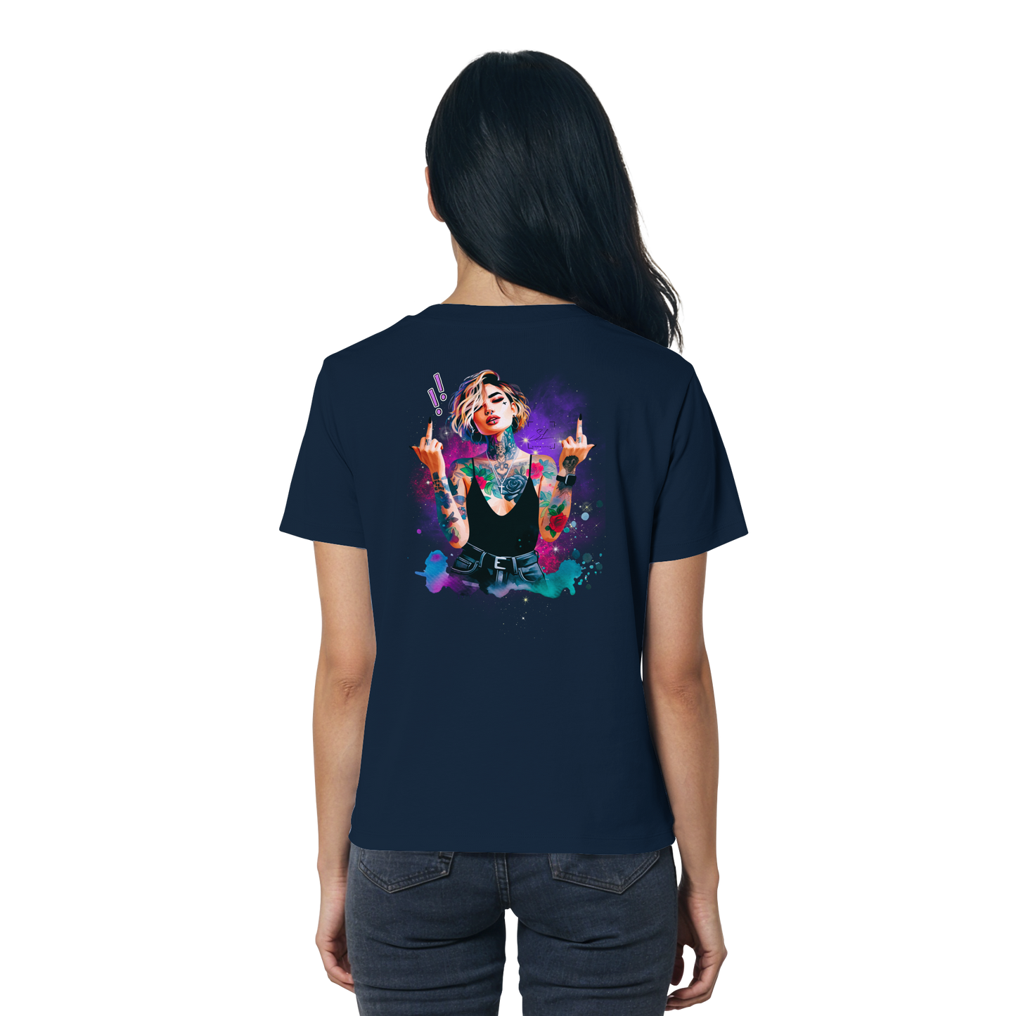 Rebel Rose - Ladies Organic Shirt